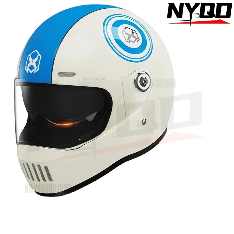 

Retro Men Winter Warmth Motorcycles Women Full Helmet Motorcycle Helmet Electric Vehicles Helmet Casco De Moto Motorbike