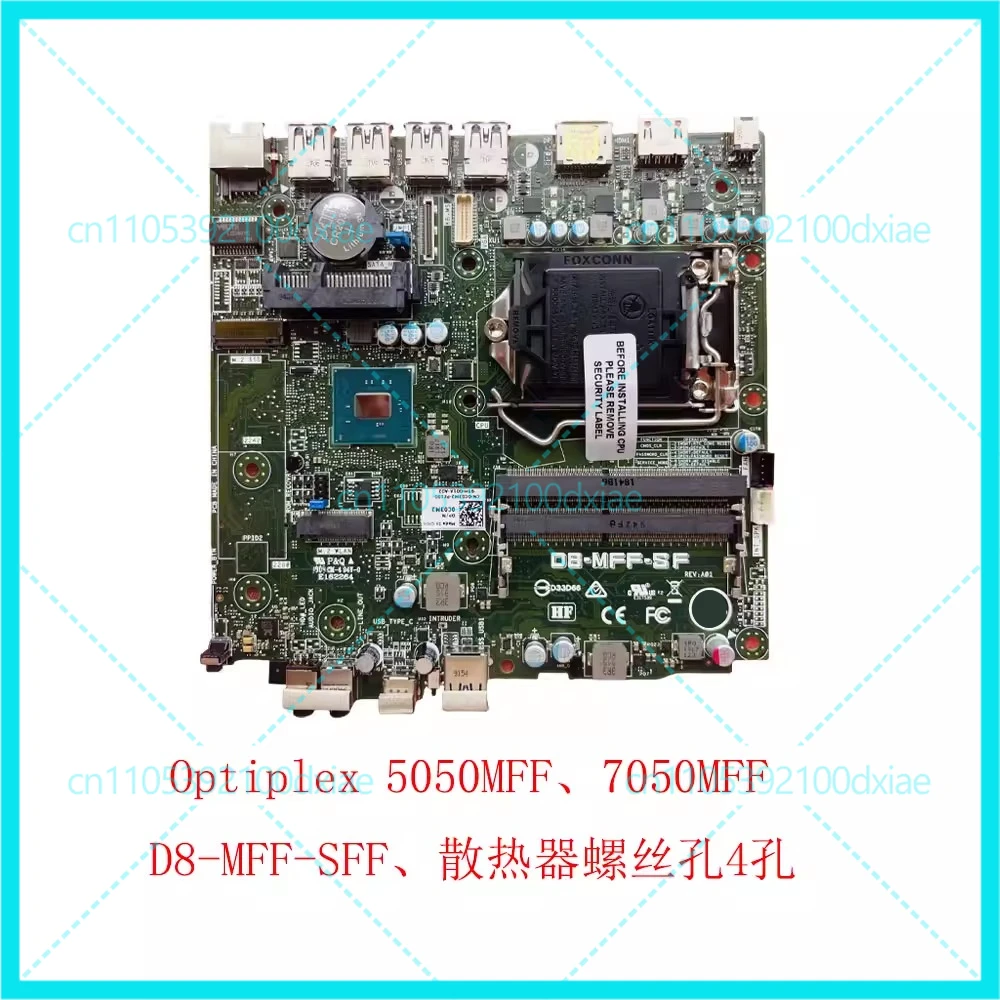 Usado para Dell, placa-mãe mini 5050MFF 7050MFF Mini host D8-MFF-SF65