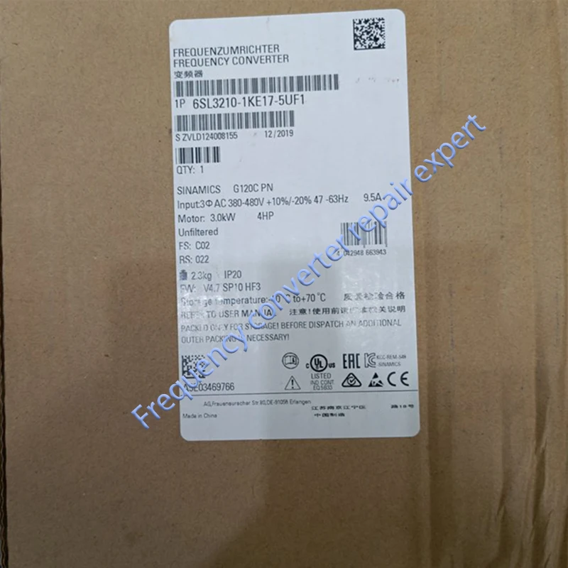 

6SL3210-1KE17-5UF1 6SL3 210-1KE17-5UF1 Original Factory Agent, New Original