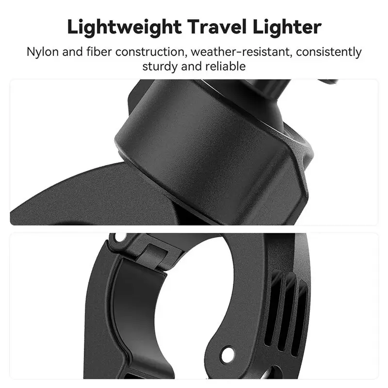 Superior TELESIN Bike Mount Bicycle Motorcycle Handlebar Clip Holder For Gopro Hero 12 11 10 9 Osmo Action 4 Camera Spa
