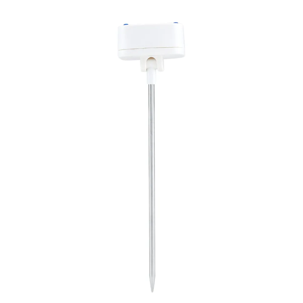 Stainless Steel Probe Digital Food Thermometer White Celsius Fahrenheit Switch Meat Thermometer Instant Read LCD Display
