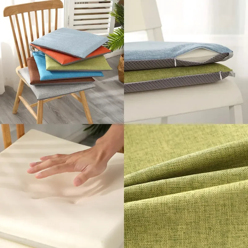 Memory cotton seat cushion office sedentary chair chair cushion student fart cushion four seasons stool butt seat thickened