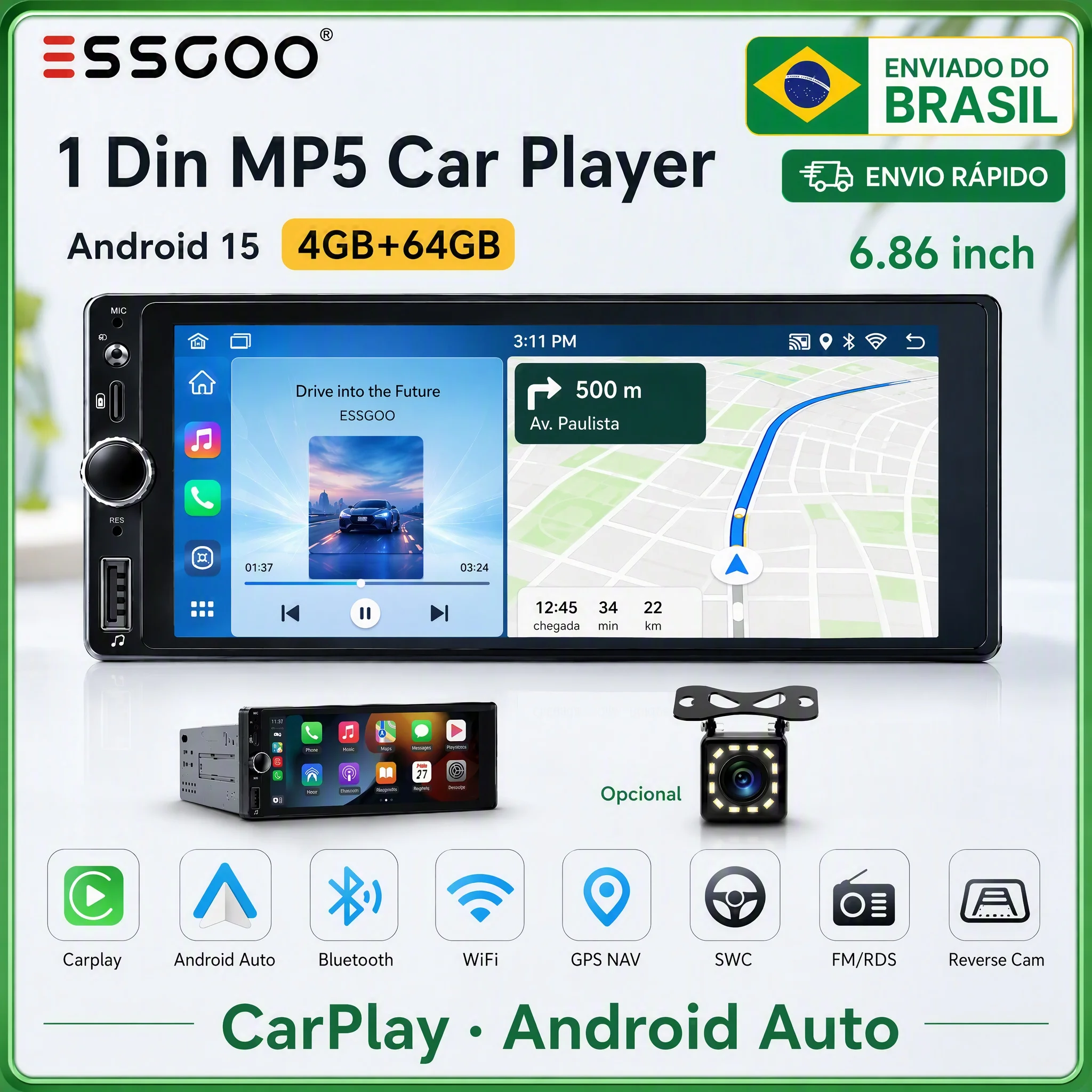 essgoo-autoradio-universale-1din-686-con-android-auto-wireless-e-carplay-lettore-multimediale-per-auto-con-manopola-stereo-per-auto-autoradio