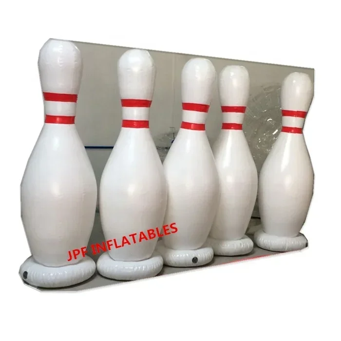 1.5m high air tight inflatable human bowling pins with bowling lane / human bowling ball for sale