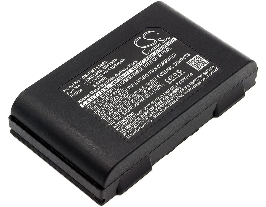 GreenBatteryPower CameronSino 1200mAh 7.2V 8.64Wh Crane Remote Control Ni-MH Battery for Ravioli  MH1300,LNC1300,NC1300