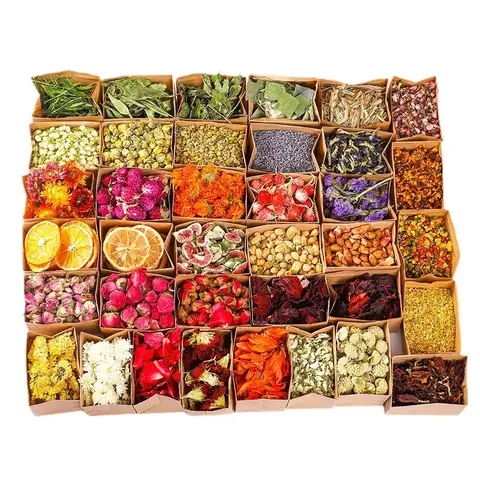 Premium Dry Flower (100-500g)- Lavender/Rose/Chamomile/Jasmine/Butterfly Orchid for Soap/Candle Making, Bath, Wedding Home Decor