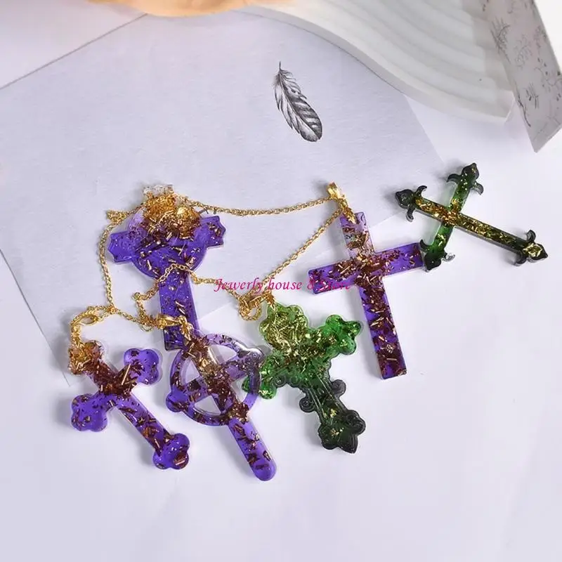 12 حتى أقراط سلسلة المفاتيح قالب سيليكون إيبوكسي قلادة صب الحرف اليدوية #4