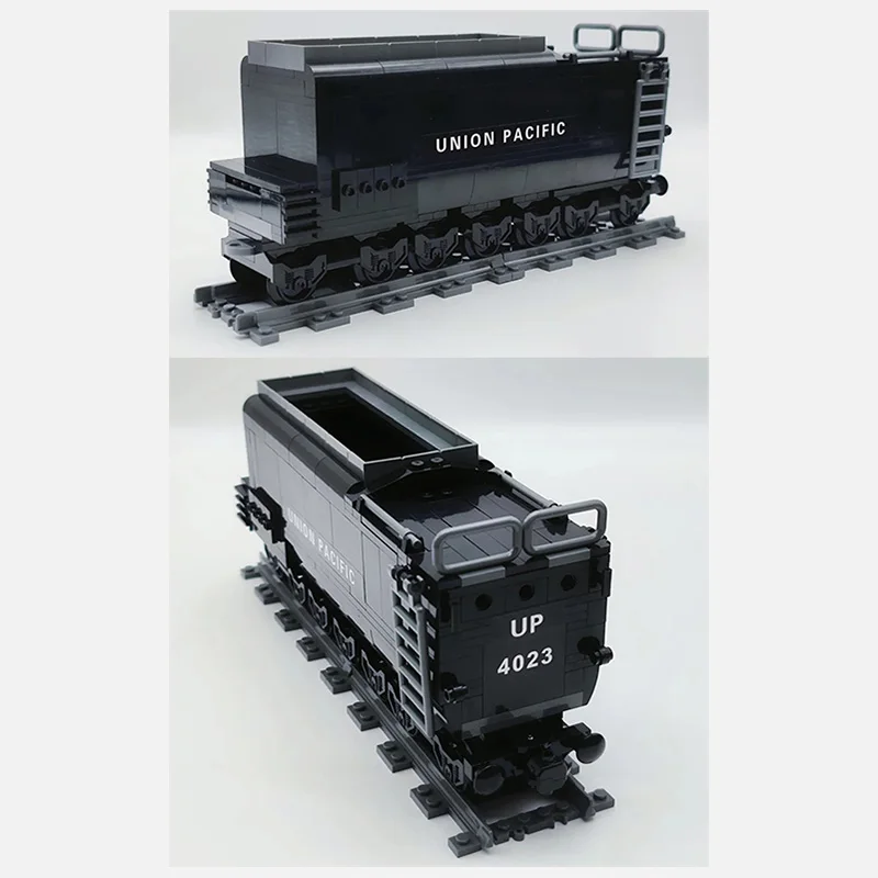 JIESTAR 59005 The Bigboy Steam Locomotive Model DIY Toys Building Blocks Railway Transportation Series Gift For Boys 1608Pcs