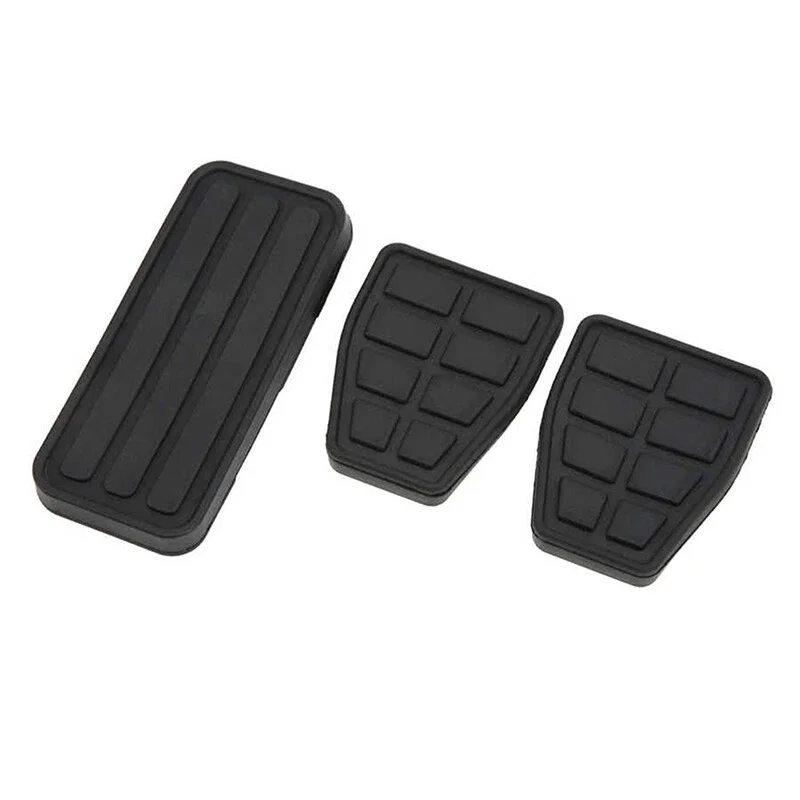 Car Pedal Leather Clutch Accelerator Brake Pedal Pad Rubber Leather Anti Slip Pad Car Interior Rubber Sleeve Pad Anti Slip