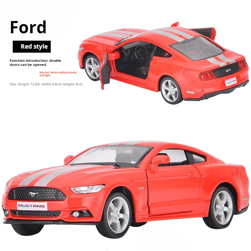 1:Super Car 2015  Mustang GT Simulation Exquisite Diecasts Car & Toy Vehicles RMZ City Alloy Collection Model Gifts