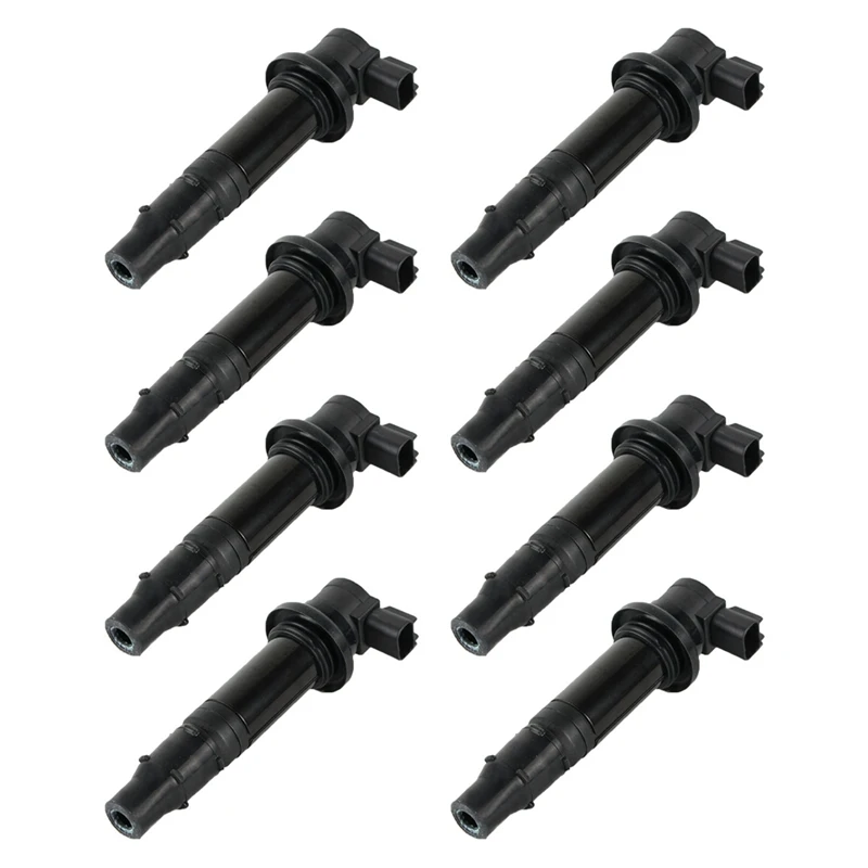 8Pcs Ignition Coils For Yamaha MT-07 YZF R6 R6S R1 FZ1 FZS1 FZ8 V-MAX F6T558, 5PW-82310-00-00, 5SL-82310-00-00