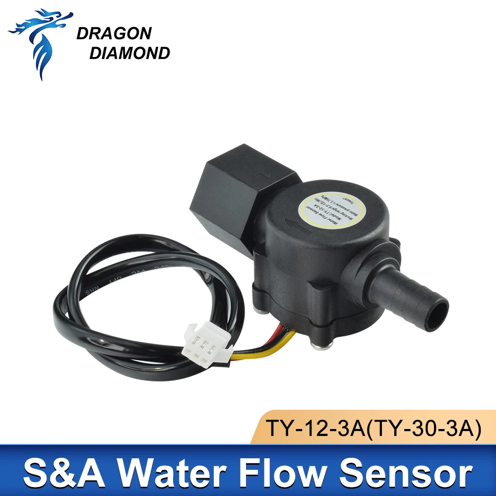 TY-12-3A(TY-30-3A) Water Flow Switch Sensor For S&A Industrial Chiller For CO2 Laser Engraving Machine CW3000 CW5000 CW5200