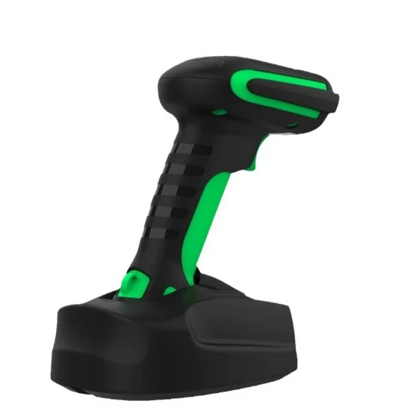 Wireless 2.4G Bluetooth 2D Barcode Scanner Industrial IP65 Shockproof High Performance for Warehouse Logistics DPM Scanning