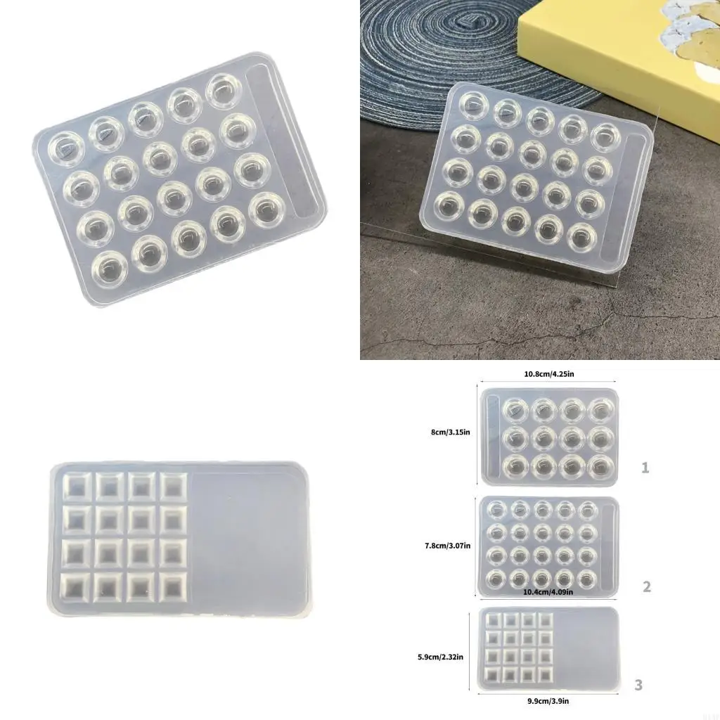 

91AF Compact Silicone Palette For Nail Polishes Storage Leakproof Design For Mobiles Beauty Services And Crafts