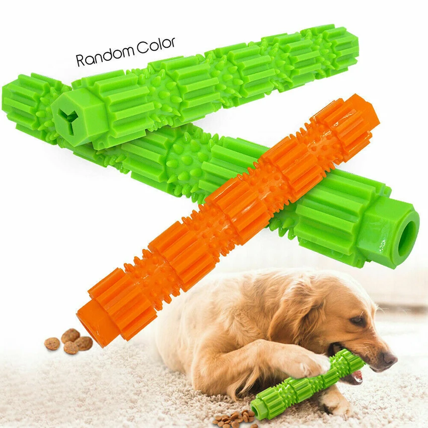 Pet Dog Chew Toy for Aggressive Chewers Treat Dispensing Rubber Teeth Cleaning Toy Squeaking Rubber Dog Toy Toys for Dogs