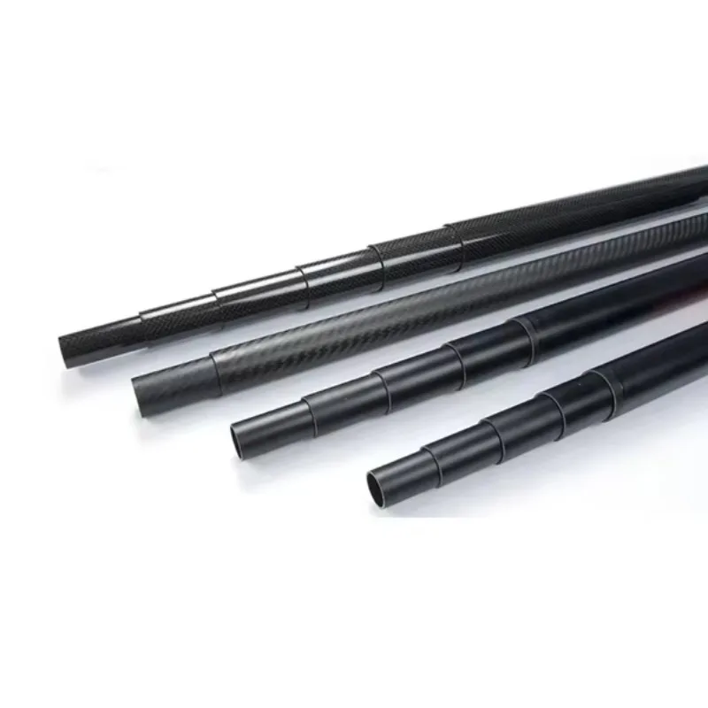 Carbon fiber telescopic rod, lightweight fruit picking and cleaning extension rod