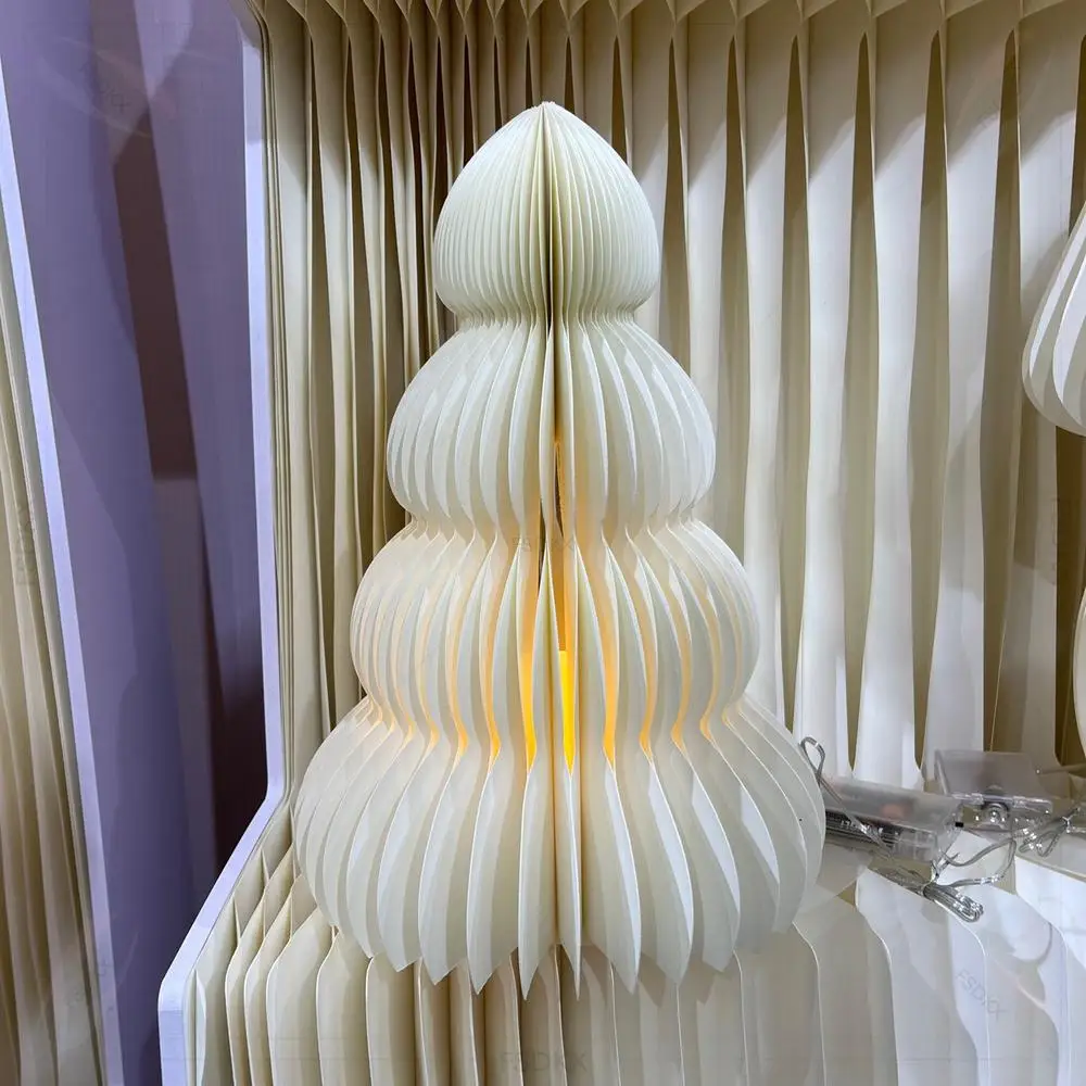 Eco-friendly Folding Honeycomb Paper Modern and Minimalist Design Table Lamp Collection Lighting Design