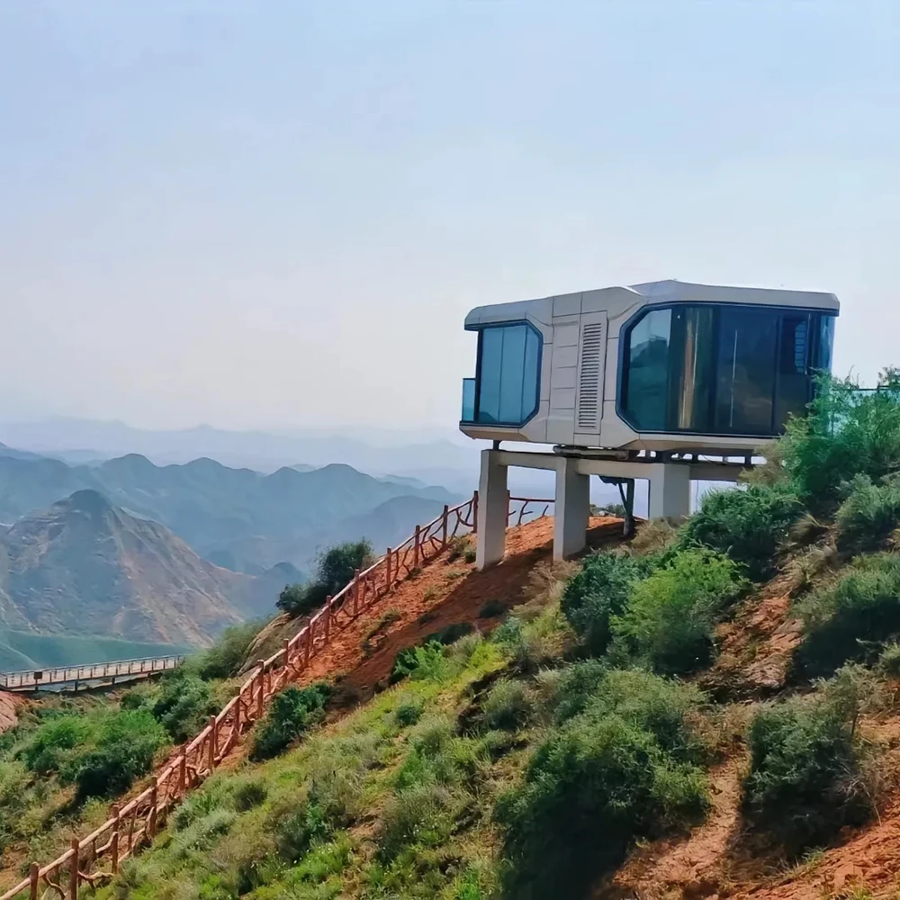 Modern Space Capsule Prefab Mo - Camping Cooking Tent 评论和价格