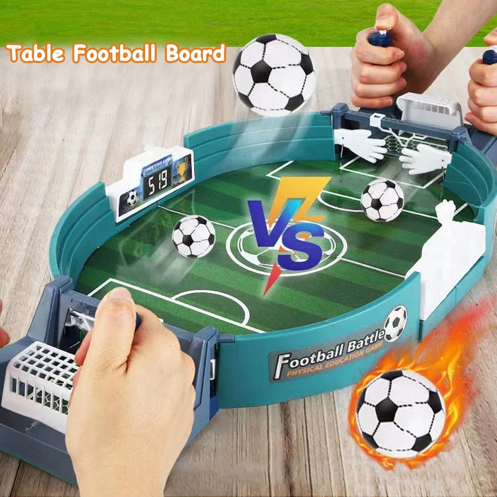 Soccer Table Football Board Game For Family Party Game, Tabletop Play Ball Soccer Toys, Portable Sport Outdoor Toy For Kids Gift