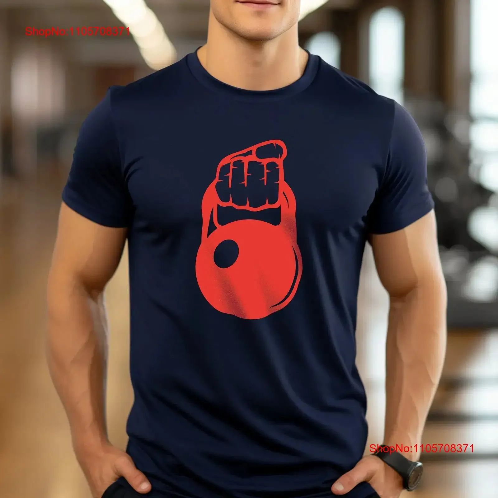 Kettlebell Workout T Shirt Fitness Sporty Apparel Athletic Wear vintage Washed fashion Comfortable homme Versatile graphic
