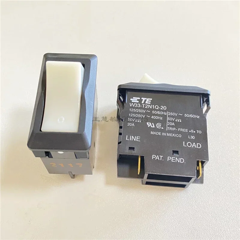 W33-T2N1Q-20/3-1393248-9 TE boat type switch 20A 250VAC 50VDC genuine