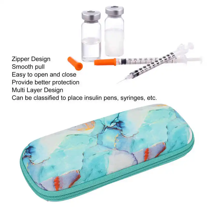 

Medicla Pouch Cooler Splitters Insulin Cooler Case Insulin Case Container Thermal Insulated Pill Protector Diabetic Travel Bag