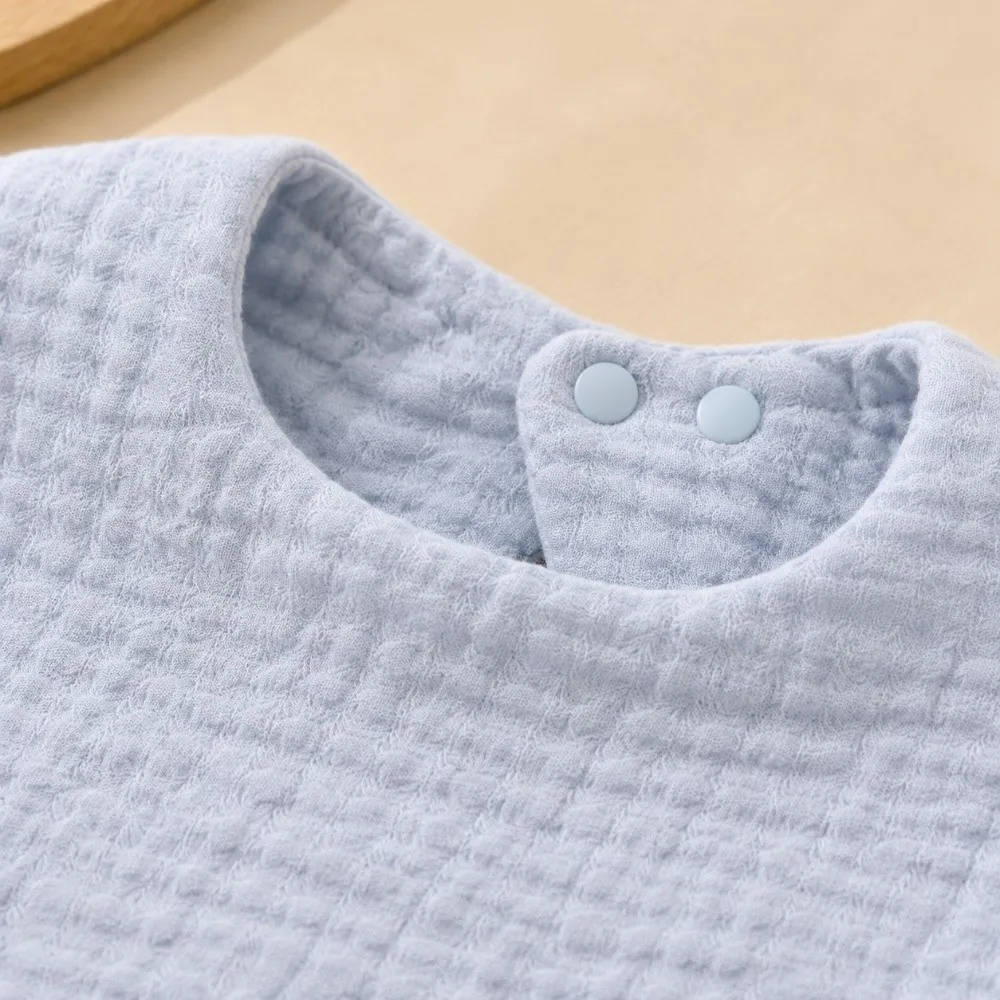 3pcs Petal Shape Babies Drool Bib Soft Cotton Absorbent Petal Saliva Towel Machine Washable Solid Color Infant Feeding Bib