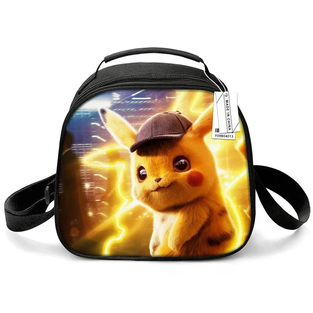 Pikachu Lunch Bag Pokémon Children\'s Meal Bag Student Lunch Bag Waterproof and Oil-proof Office Worker Lunch Box Bag