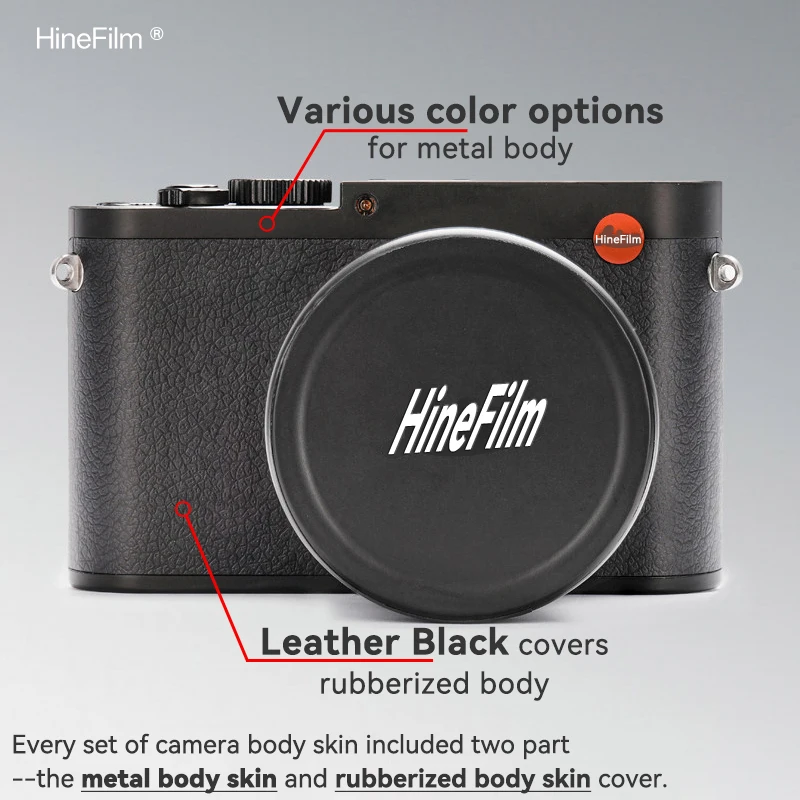 Hinefilm Skin for Leica Q1 TYP 116 Camera Sticker Protective Film Q 1 Camera Premium Decal Skin Anti-Scratch Wrap Cover Film