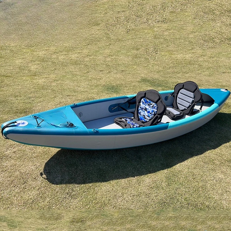 Two-person seat canoe, inflatable kayak, outdoor water sports inflatable boat, paddleboard fishing boat