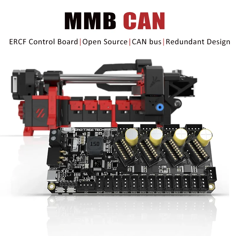 BIGTREETECH ERCF Control Board MMB CAN V1.0 Enraged Rabbit Carrot Feeder CAN BUS Open Source for Klipper Voron 3D Printer Parts