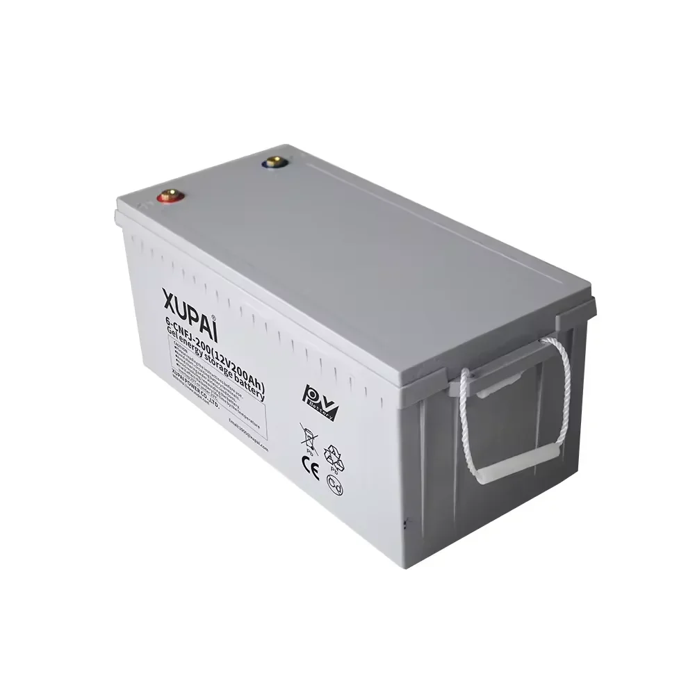 بطارية جل لتخزين الطاقة 6-CNFJ-200 لأنظمة طاقة الرياح الشمسية - بطارية ذات دورة عميقة 12 فولت 200 أمبير للطاقة المتجددة خارج الشبكة