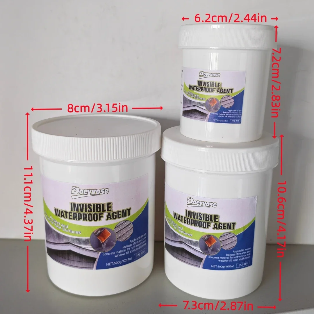 500g/300g/100g Universal Transparent Waterproof Sealant Invisible Anti-Leak Sealing Glue For Bathroom Wall Roof
