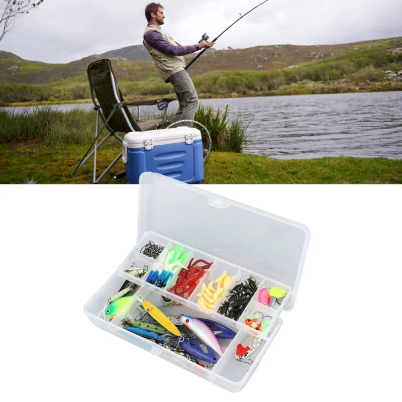 103-個釣り餌キット多機能高強度鮮やかなリアルな釣りルアー餌キット