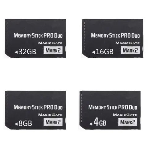 Gaming Accessories Memory Stick Pro for PSP1000/2000/3000 4GB/8GB/16GB/32GB MS PRO Duo Memory Game Cards High Capacity