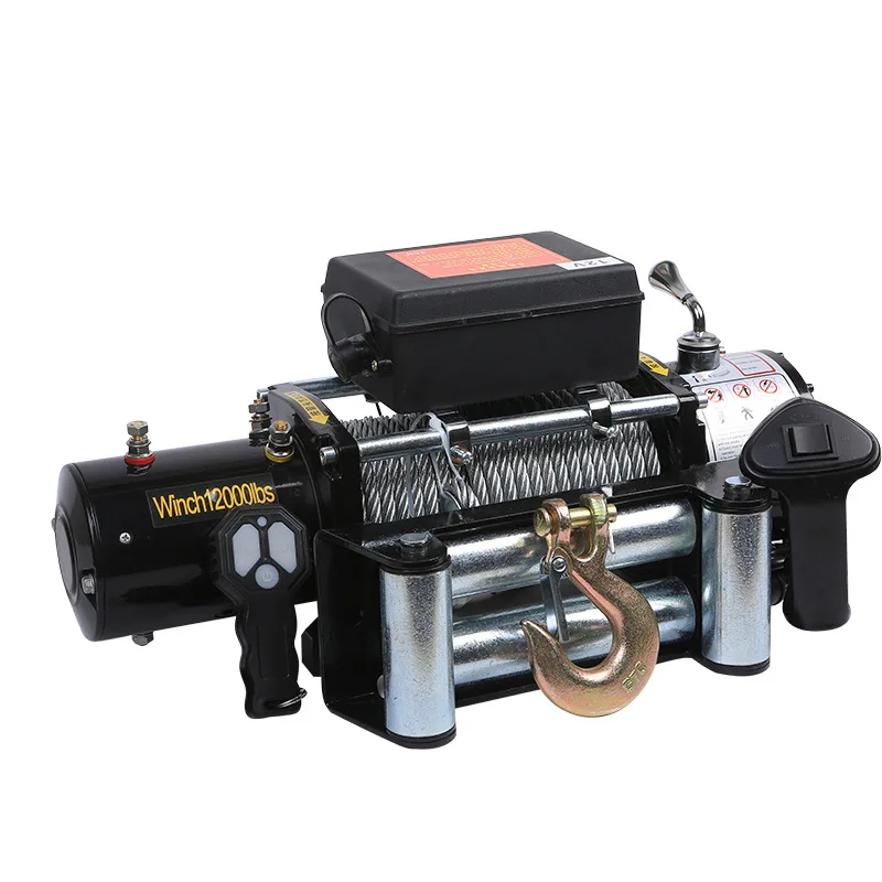 Electric Winch 12v24v Off-Road Vehicle Self Wire Rope Retractor Trailer Truck Mounted Electric Winch