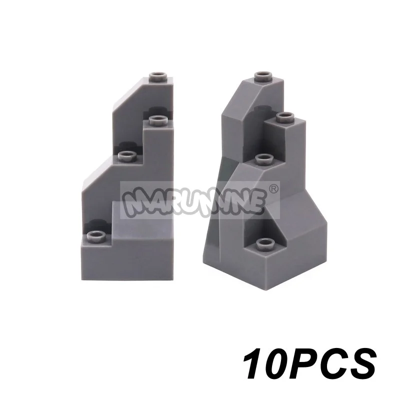 MARUMINE MOC Blöcke Bergsteinstein Dschungelgarten Bausteine DIY Teile Zubehör Kompatibel mit 6083 47847 6082 23996