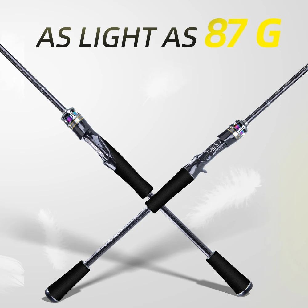 FISHINGFANS 2.0pro CARBON T1100S TITANIUM FRAME GUIDE L ML M Carbon Reel Seat Spinning Casting Fishing Rod