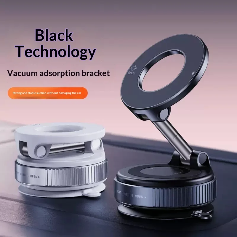 Mobile Phone Magnetic Stand Rotatable and Foldable Dual-sided Can Be Easily Attached and Removed for Use AVehicle-mounted Stand.