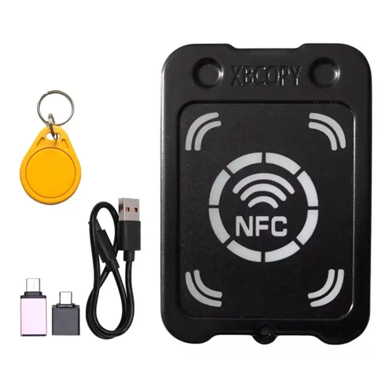 [NEW A09R!】 RFID Smart Chip Card Reader Copier +CUID Keychain NFC Encryption Key Reader IC 13.56Mhz RFID Token Clone Duplicator