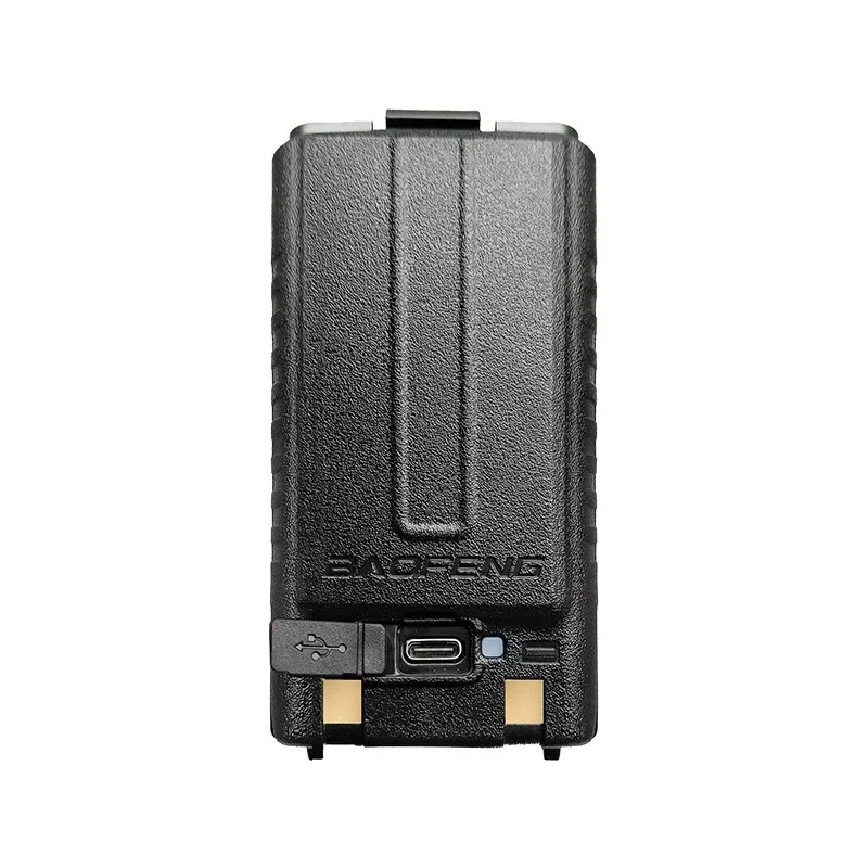 Baofeng 라디오 배터리 용 UV-5RH USB C 고용량 충전식 배터리 트라이 밴드 999Ch 주파수 FM 햄 워키 토키 배터리