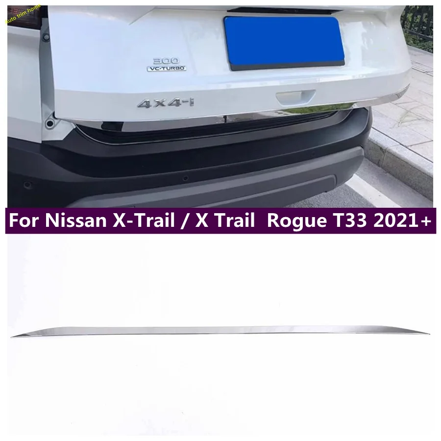 

Rear Trunk Lid Cover Tailgate Trim For Nissan X-Trail X Trail / Rogue T33 2021 2022 Accessories Door Handle Molding Boot Garnish