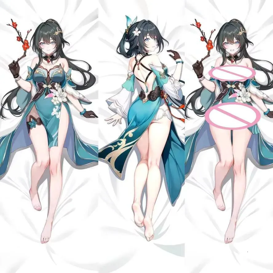 

Honkai: Star Rail Anime Ruan Mei Cosplay Dakimakura 2WAY Hing Body Pillow Case Cover Game Japanese Otaku Gifts Honkai: