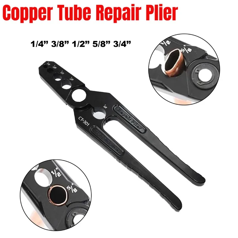 

Copper Tube Repair Plier Flat Tuber Repair Plier Copper Pipes Bend Repair Pliers HVAC Tool Plumbing Straightener For Hand Tool