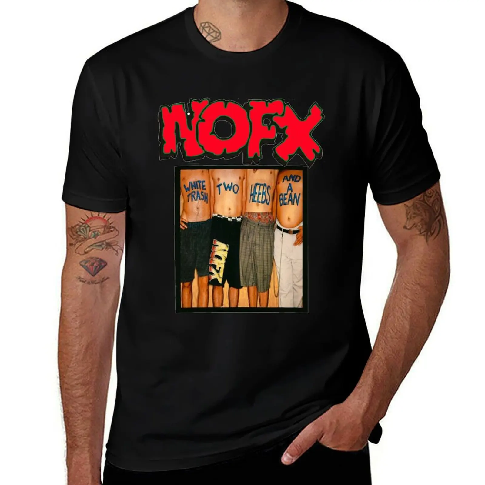 

Nofx punk band logo T-Shirt t shirt man casual funny t shirts dark humor t shirt for man 100 percent cotton T-Shirt