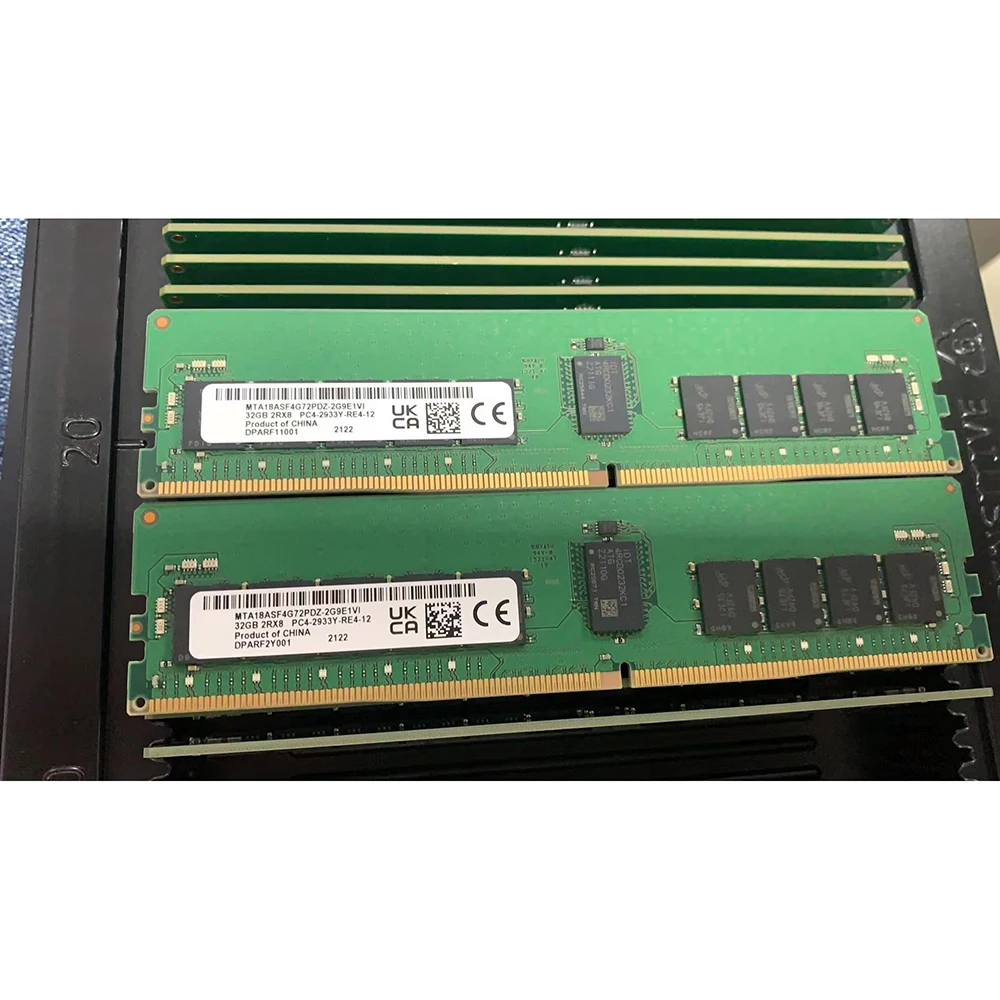 1 шт. для MT RAM 32 ГБ 32 ГБ 2RX8 PC4-2933Y DDR4 2933 ECC REG серверная память MTA18ASF4G72PDZ-2G9E1