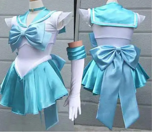 Disfraz Sexy de Sailor Moon para mujer, uniforme de Japón, guantes, sombreros, película de dibujos animados, disfraz de Halloween, vestido de fiesta de lujo para niñas