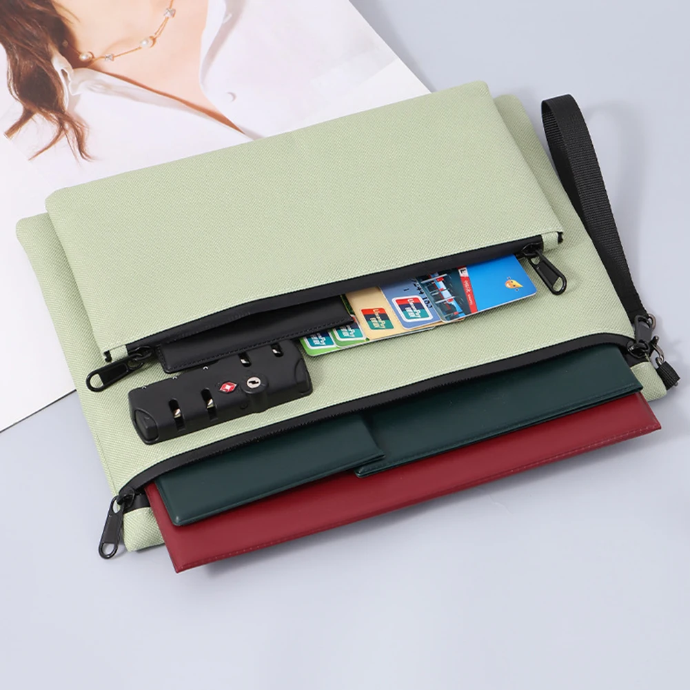 Men's Wallet with Combination Lock Men Coin Purse Travel Male Card Holder Wallets Zipper Money Coin Bag Certificates Organiser