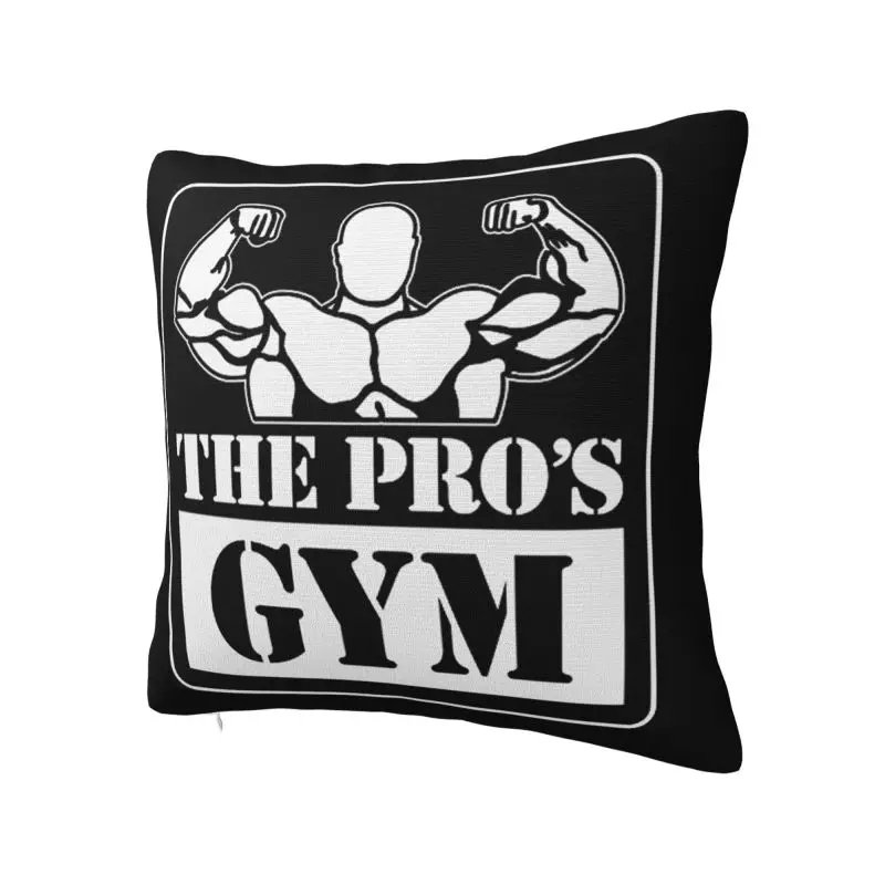 Powerhouse Gym Throw Pillow Covers Bedroom Decoration 3D Print Bodybuilding Fitness Sofa Cushion Cover Polyester Cozy Pillowslip