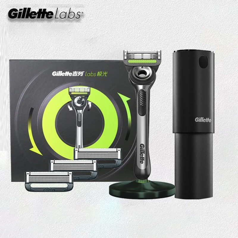 rasoir-manuel-gillette-labs-lames-nano-a-5-couches-tondeuse-de-precision-flexdisc-station-de-rangement-magnetique-rasoir-pour-homme